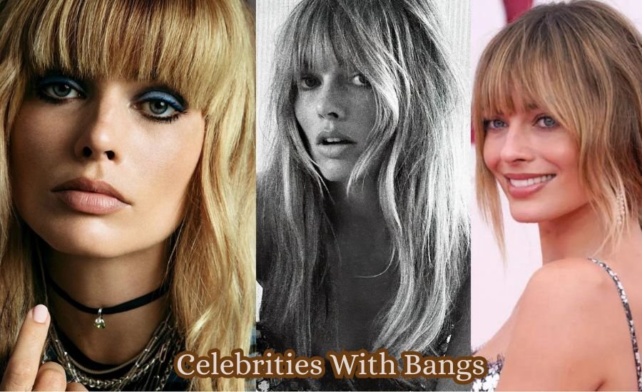 celebrities with bangs