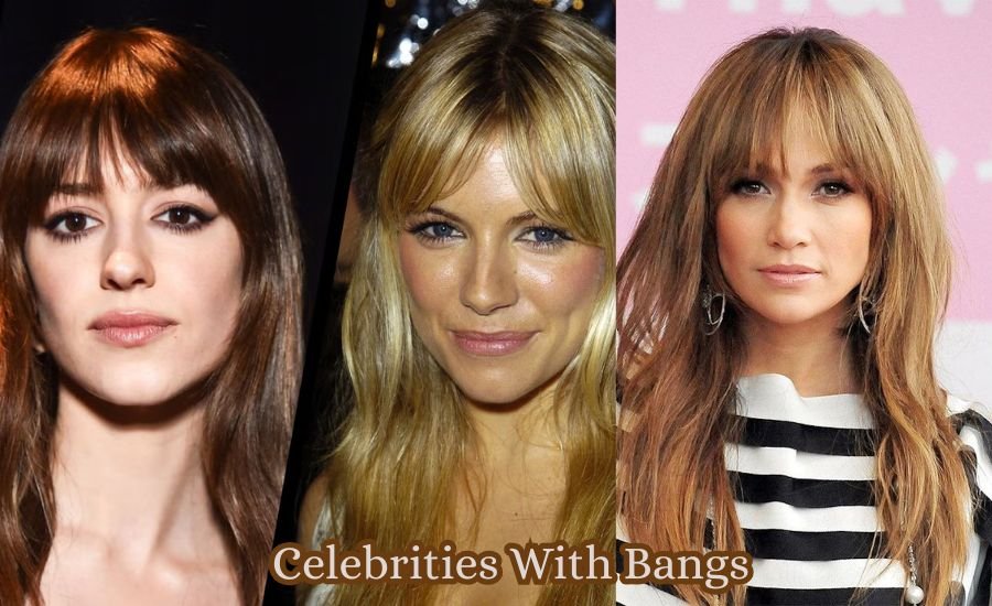 celebrities with bangs