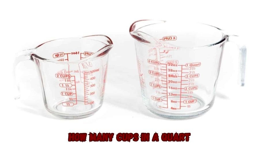 how many cups in a quart