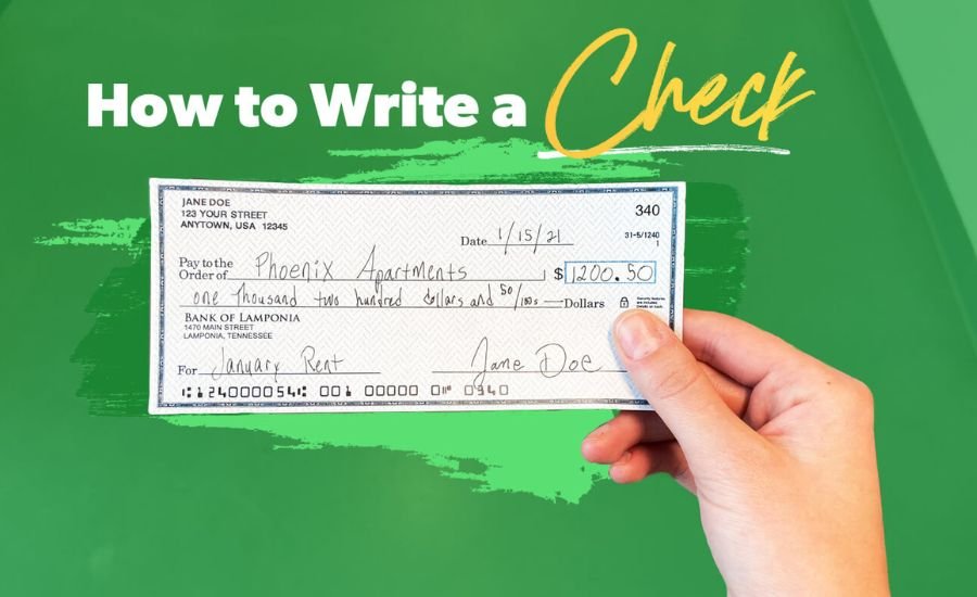 how to write a check