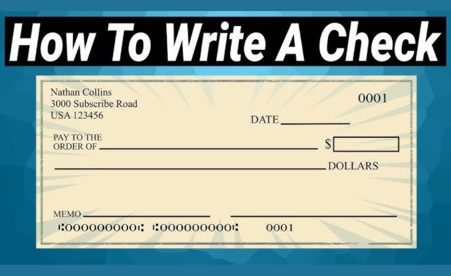 how to write a check