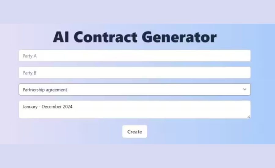 ai contract generator