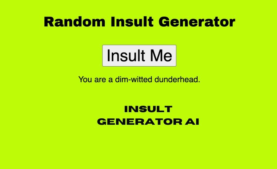 insult generator ai